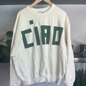 Clare V NWT Ciao sweatshirt